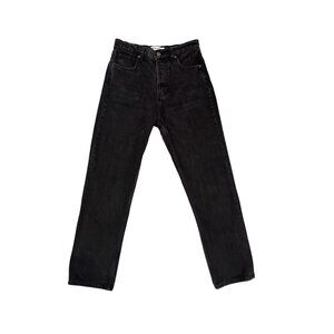 Reformation Women's Jeans Size 27 - Cynthia High Rise Straight Leg Black